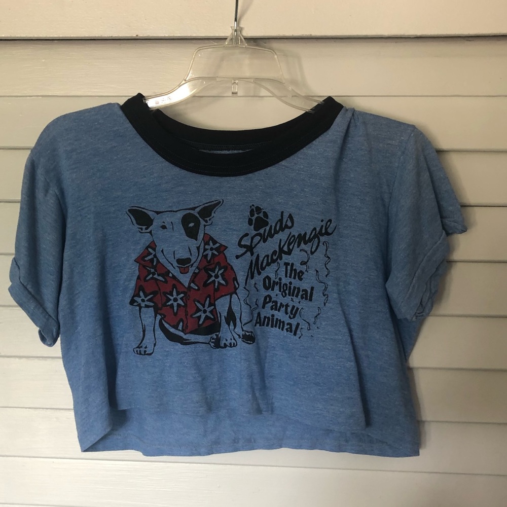 Vintage Spuds Mackenzie Crop T-shirt